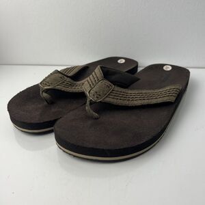 Arizona Jean Co. Men's Brown Flip Flops Size 8